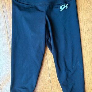 GK Kids Black Leggings with Logo large